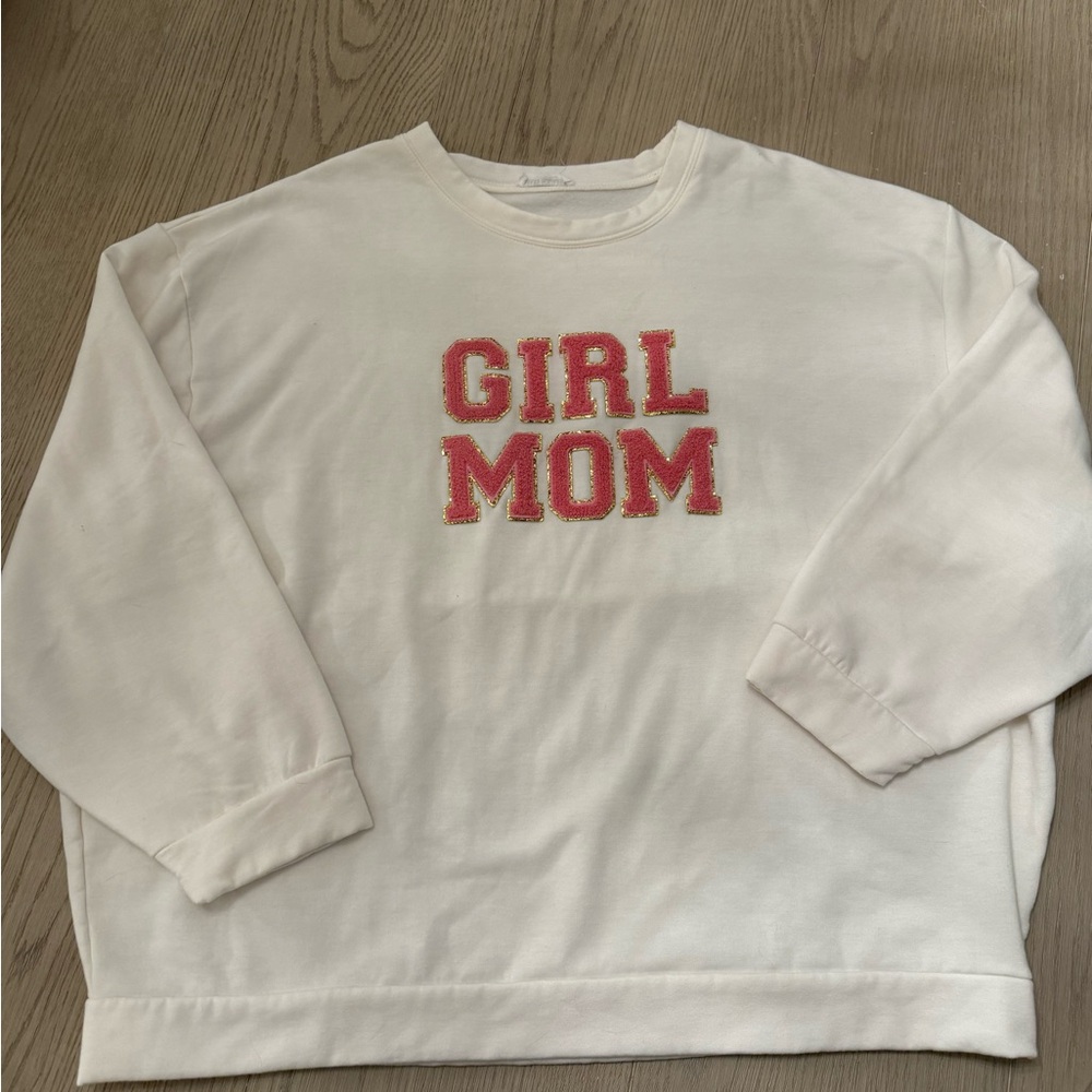 Boutique Mary Square Girl Mom sweatshirt XL